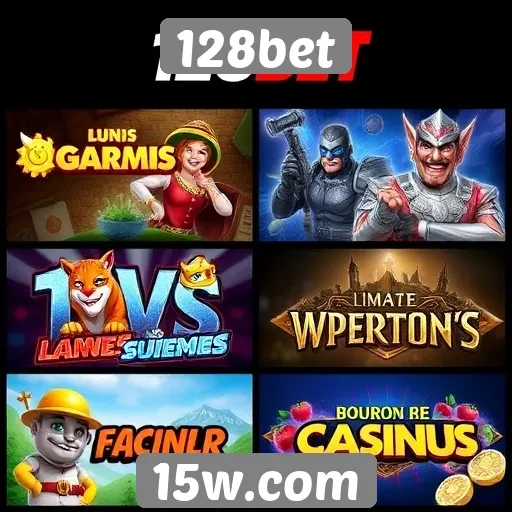 Perfil dos jogos mais populares na 128bet